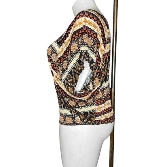 Raggs II Riches Boho Print Top size L - Picture 5 of 14